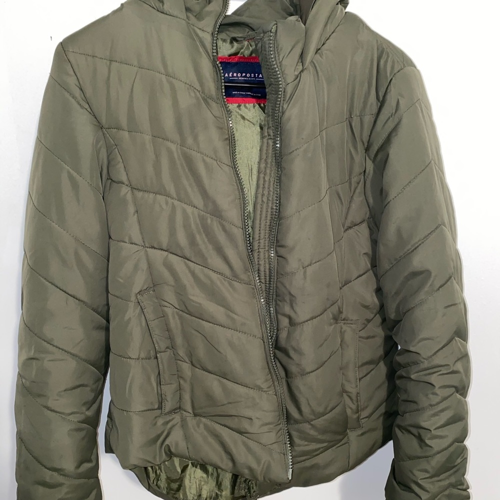 Green Aeropostale coat
